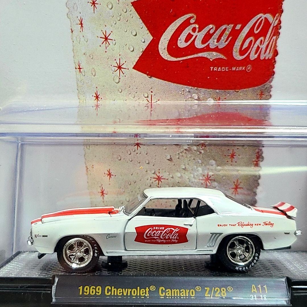 M2マシーン コカ・コーラ シボレー カマロ レトロパッケージ 1/64
