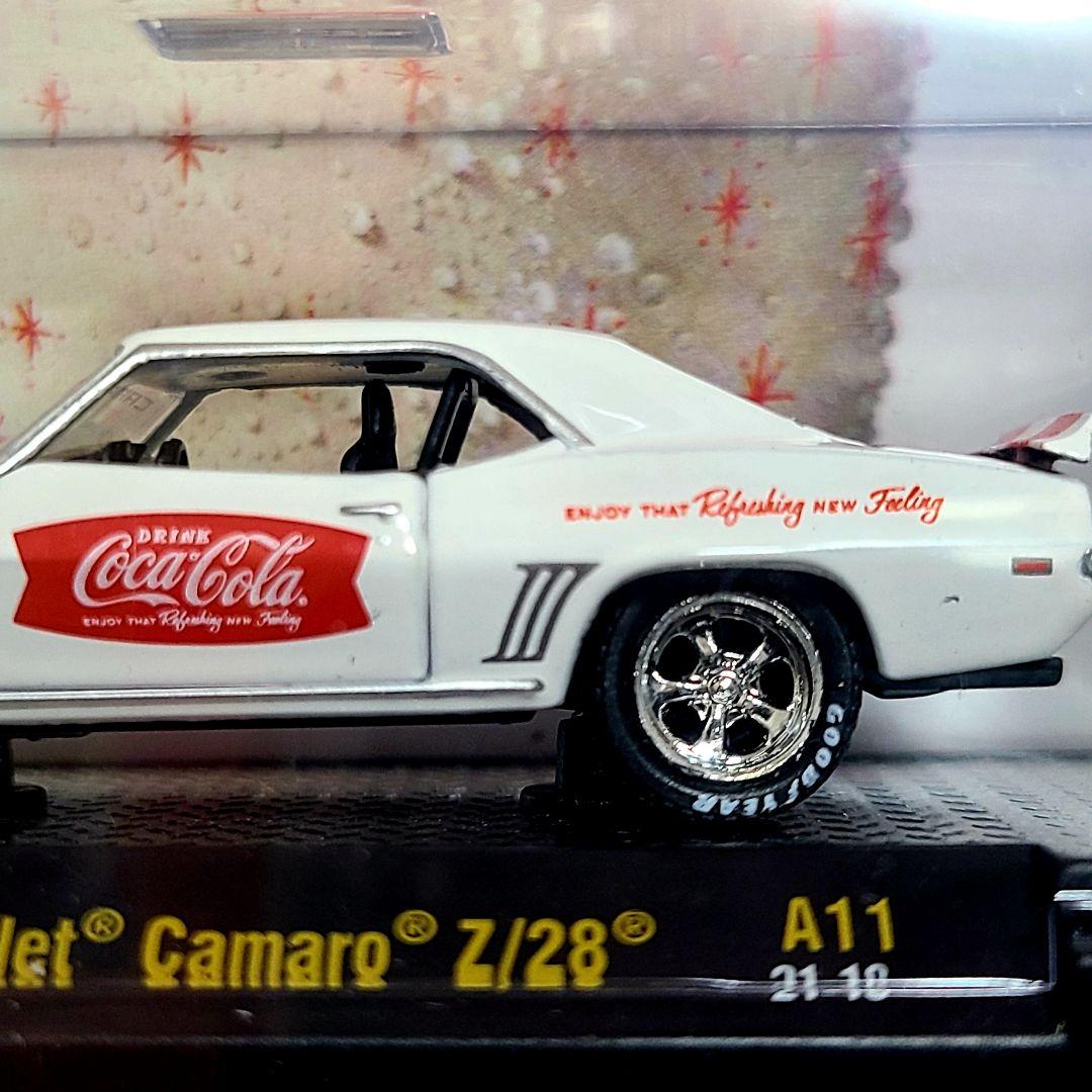M2マシーン コカ・コーラ シボレー カマロ レトロパッケージ 1/64