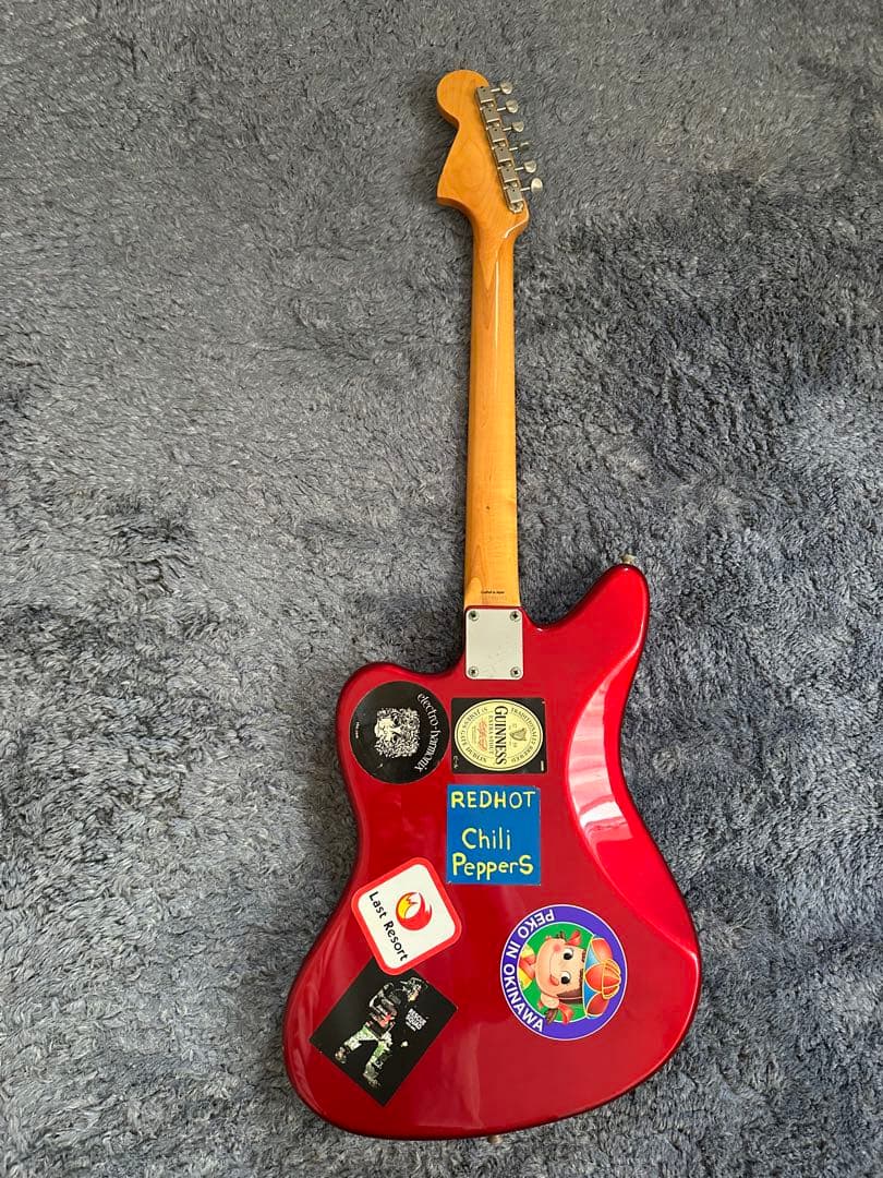 カ*s様 fender japan jaguar candy apple red - メルカリ