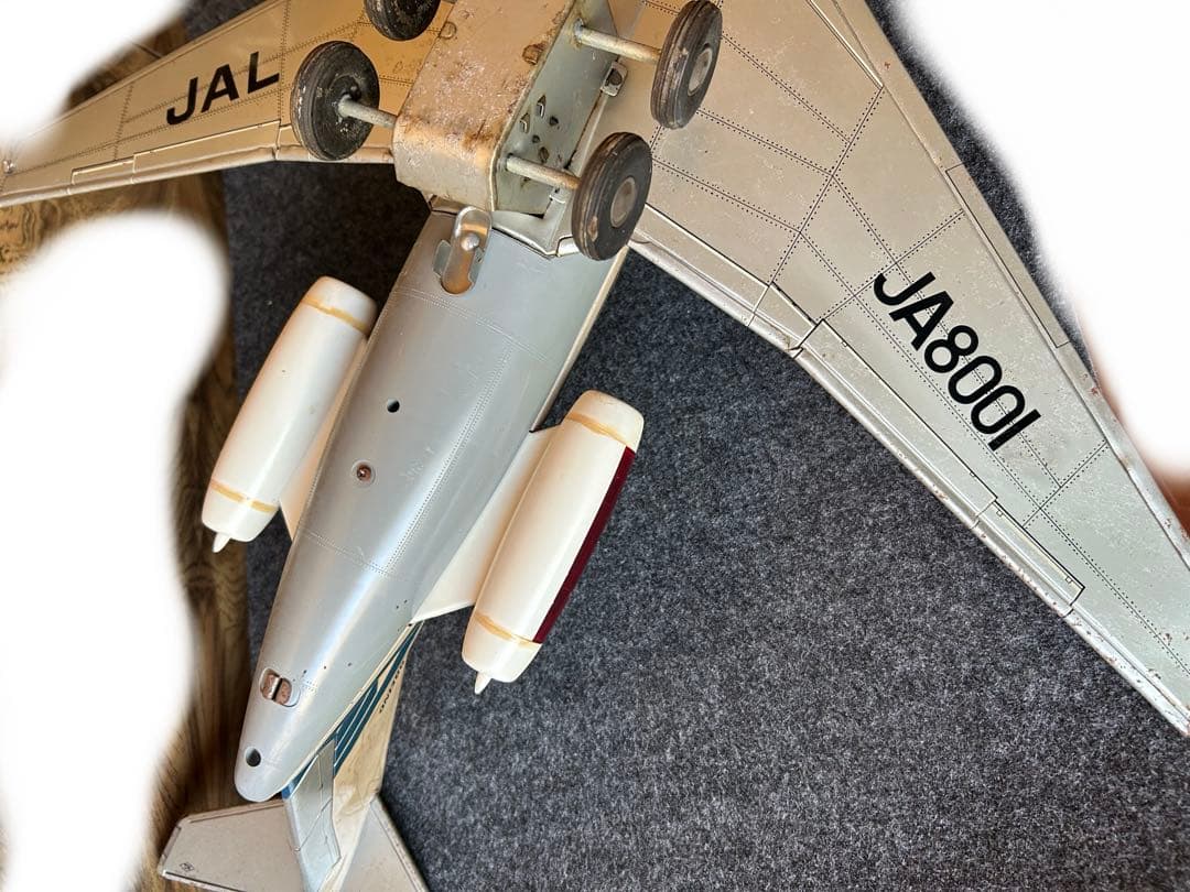 JAL ボーイング 727 JA8001 当時物 レトロ 昭和 ブリキ ジャル