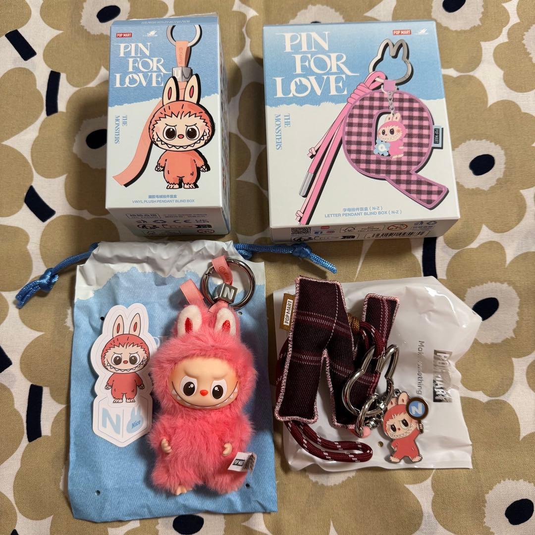 正規品】POPMART ラブブ ぬいぐるみ イニシャルラブブ N セット - メルカリ