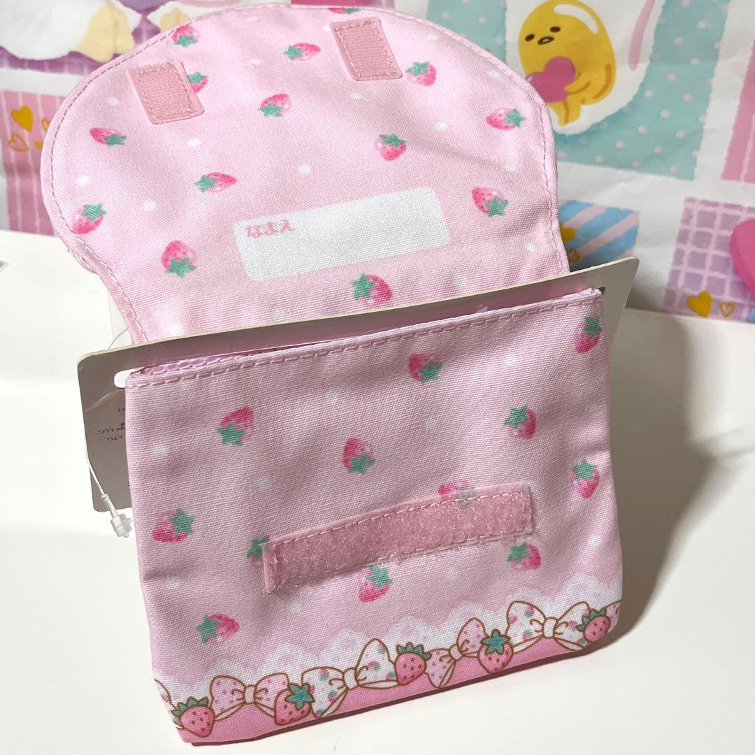 ハローキティ ストロベリーショートケーキ ポケットみたいなポーチ