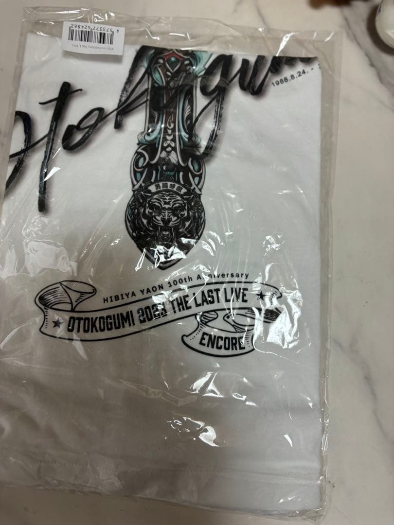 男闘呼組　35th Anniversary Tee ホワイト　L