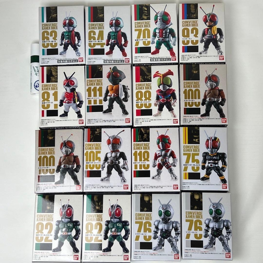 コンバージ 仮面ライダー 昭和ライダー16体セット○バラ売り不可