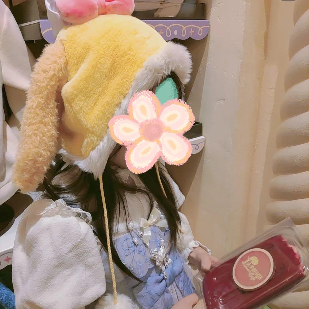 現地購入☆正規品】クッキーアン ふわふわファンキャップ 被り物 上海