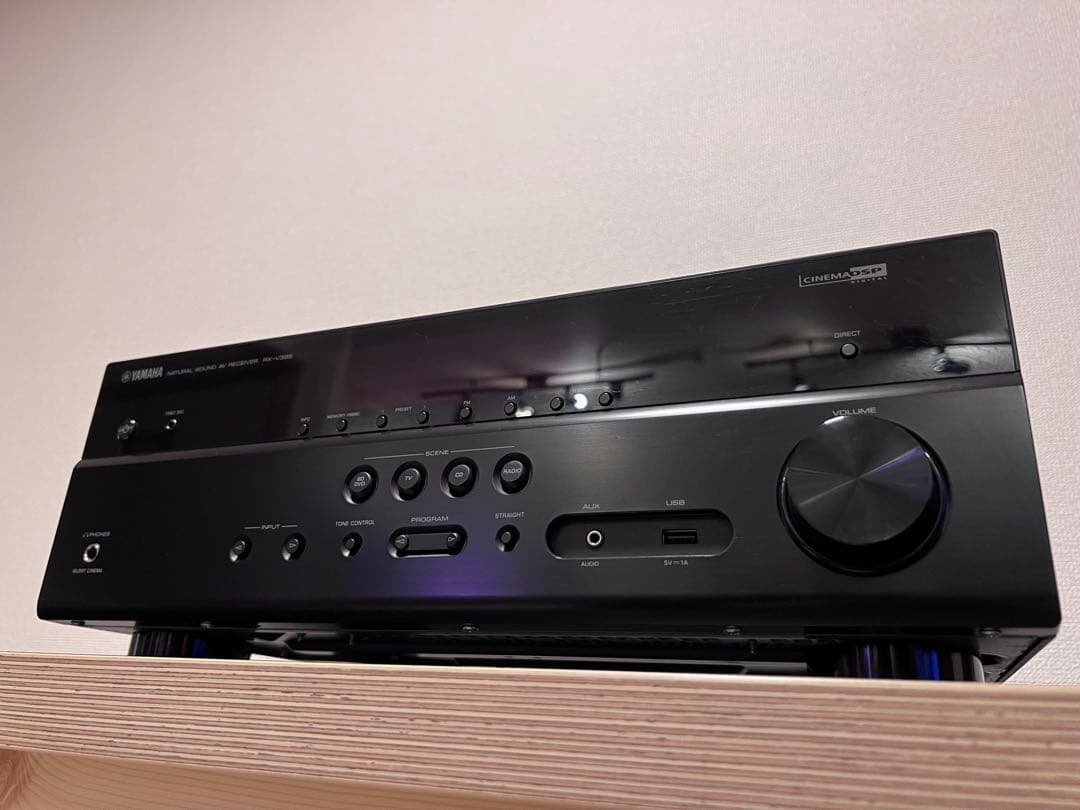 美品 YAMAHA RX-V385 他5.1ch 純正スピーカーセット +付属品 - メルカリ