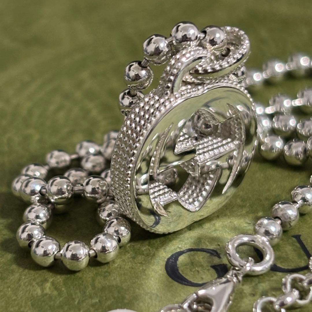 GUCCI 新品同様品 インターロッキングGネックレス 極美品 中島健人 925