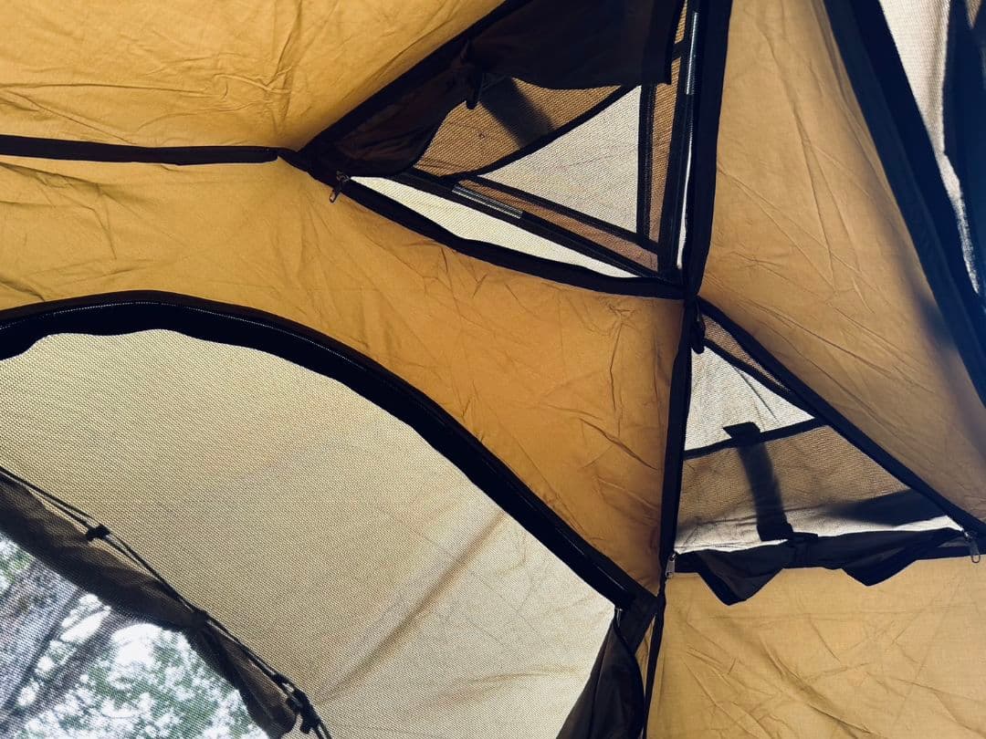 新品未使用 おしゃれ 1〜2人用 簡単組立 ソロテント 箱入り オン