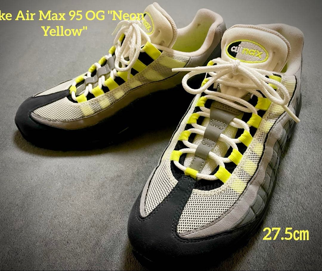 Nike Air Max 95 OG \"Neon Yellow\" 【2020】 Nike Air Max 95 OG Neon Yellow 2020 CT1689-001 Men's Size | eBay