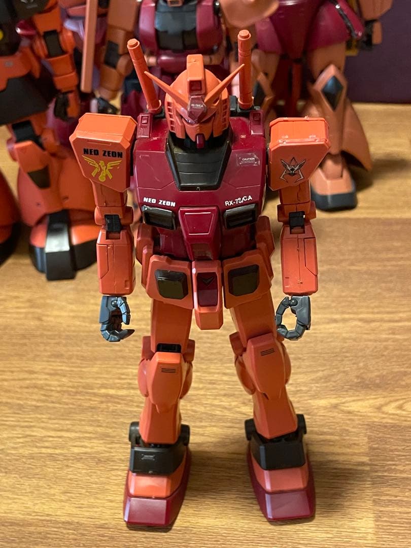 MG 1/100 シャア専用搭乗機6体セット ガンプラ ザク ドム ゲルググ 等