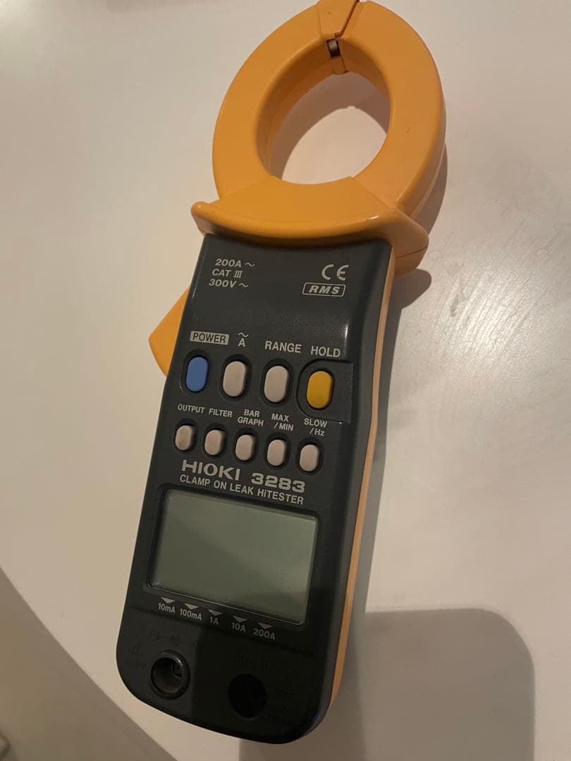 中古　HIOKI (漏れ電流) 3283 クランプオンリークハイテスター HIOKI 日置電機 デジタルクランプメータ クランプオンリークハイテスタ
