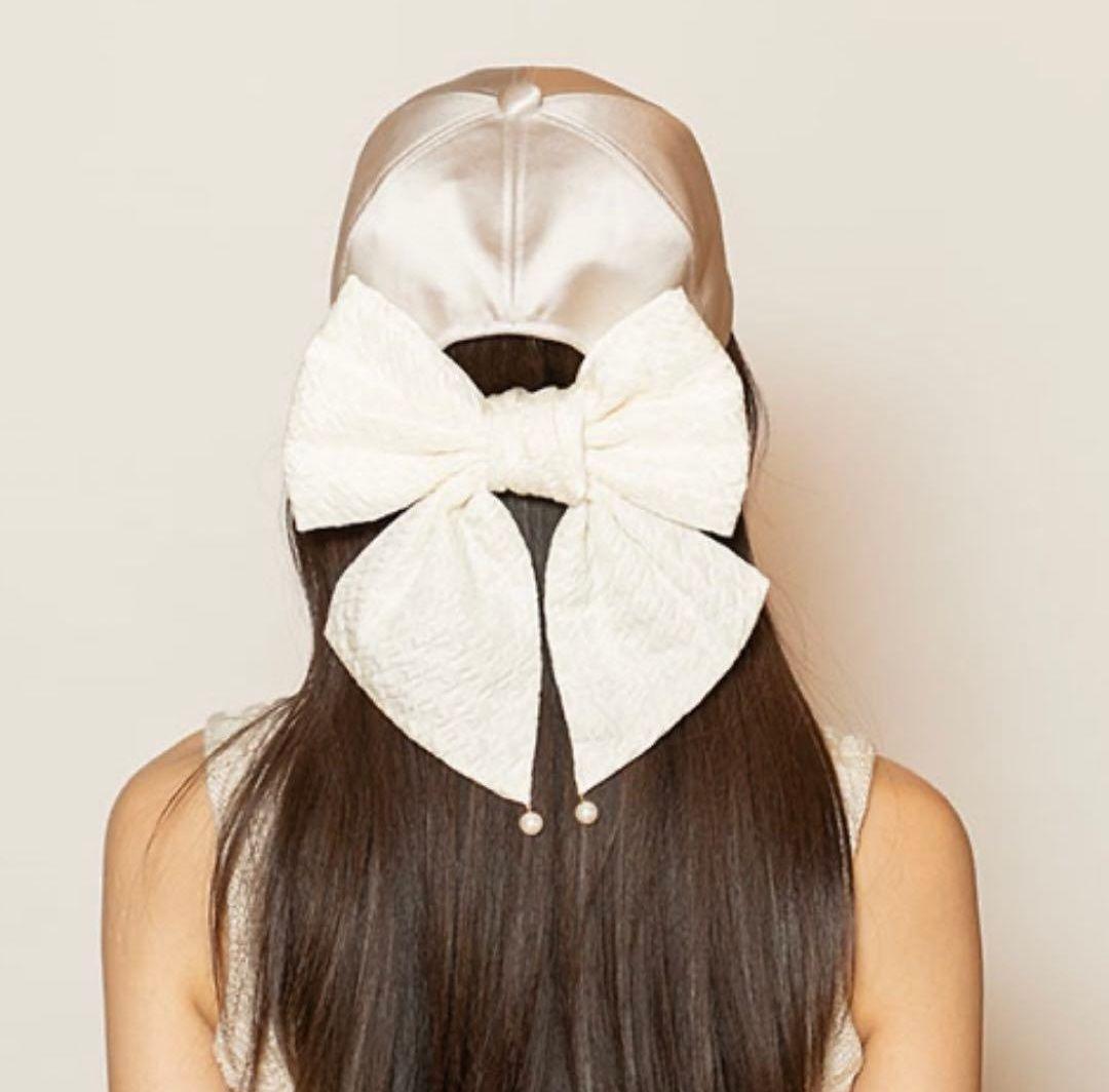 CA4LA HILDA ホワイト カシラ リボンキャップ 新品 - メルカリ