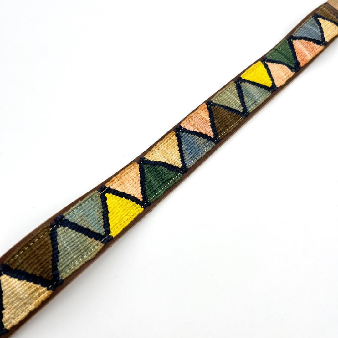 visvim ヴィズヴィム ビズビム ベルト ダブルリング MAYAN民族 本革