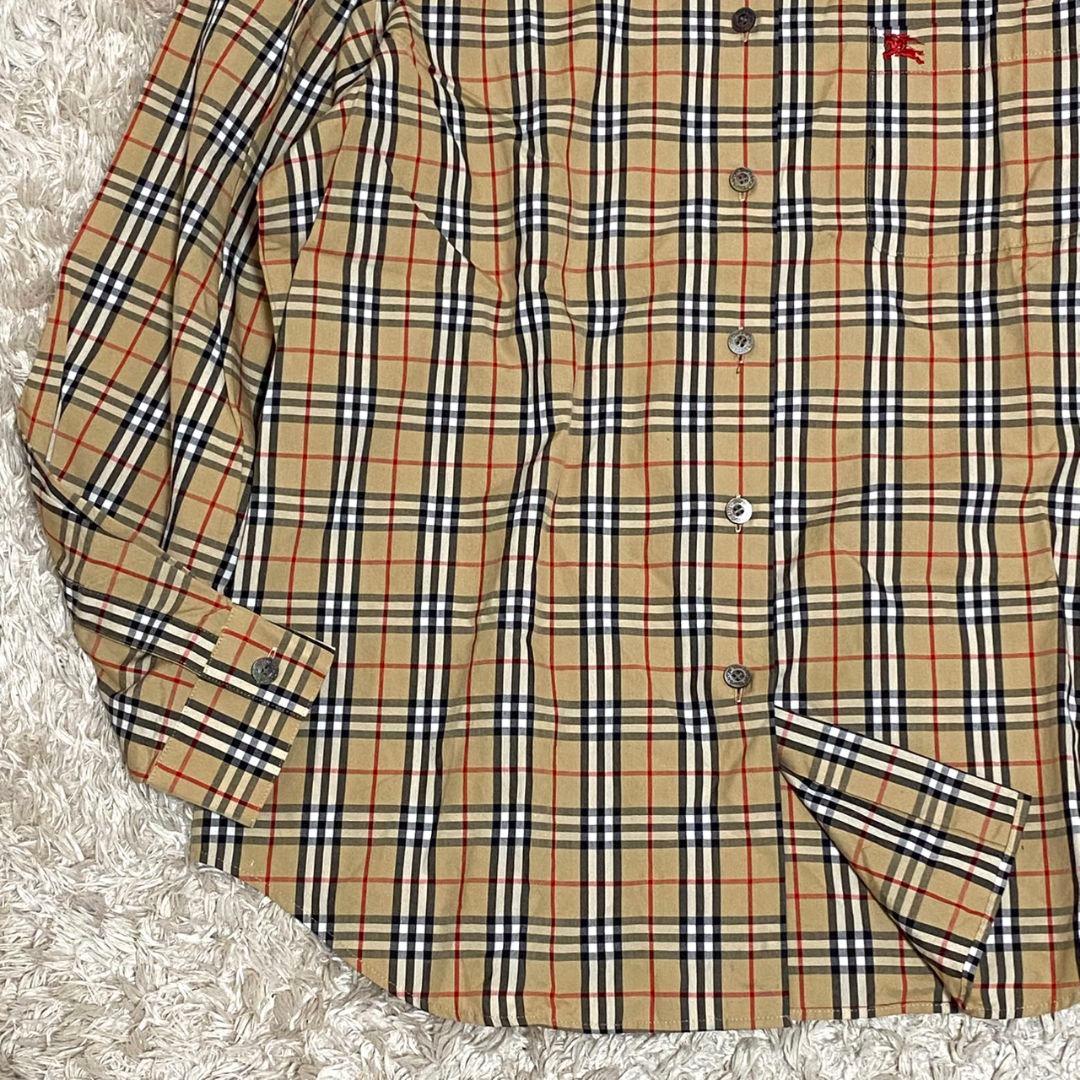 希少・極美品】バーバリー ノバチェック 長袖シャツ ヴィンテージ 3L
