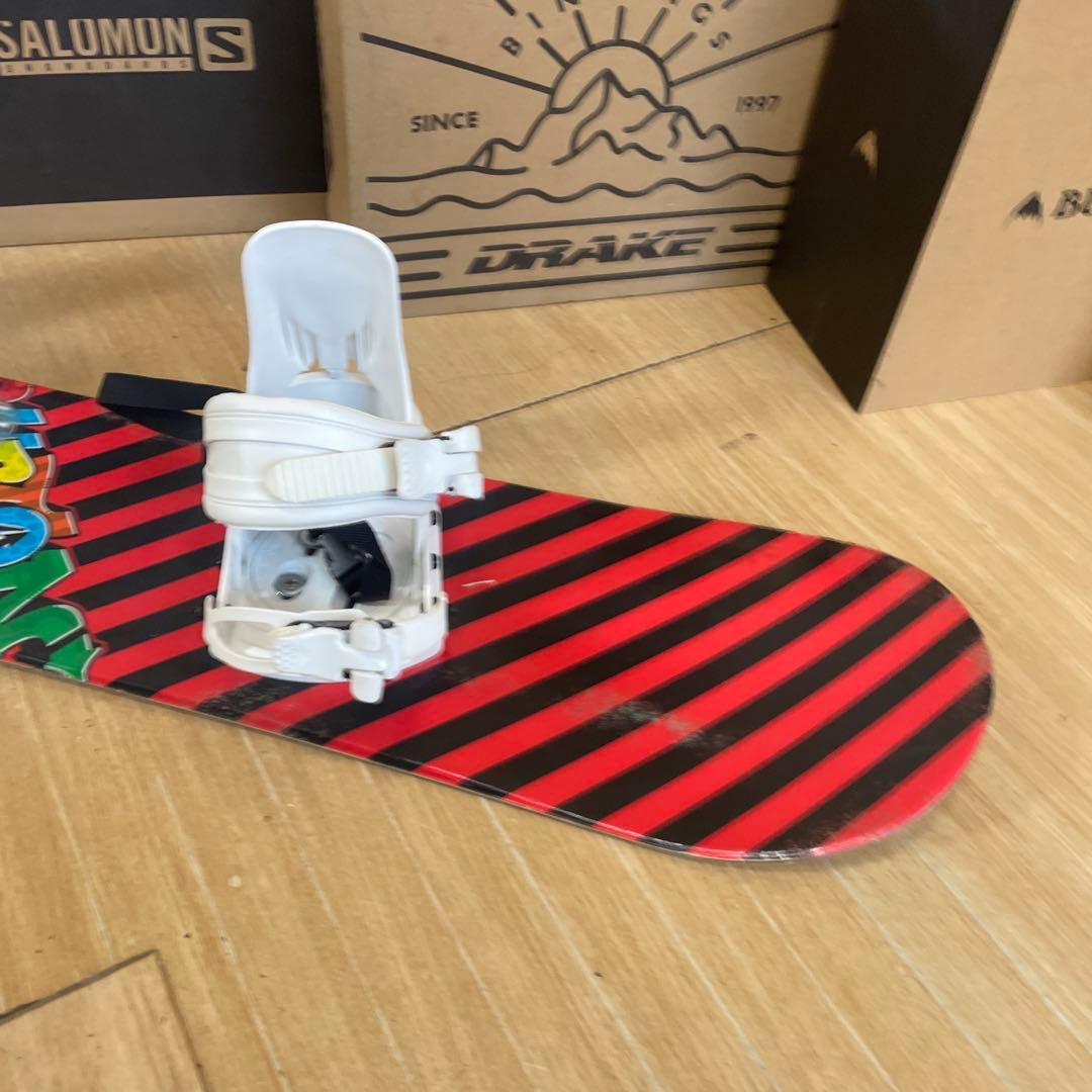 BURTON キッズスノーボードセット 130cm バートン バイン付4点セット