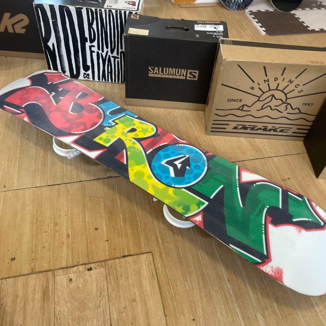 BURTON キッズスノーボードセット 130cm バートン バイン付4点セット