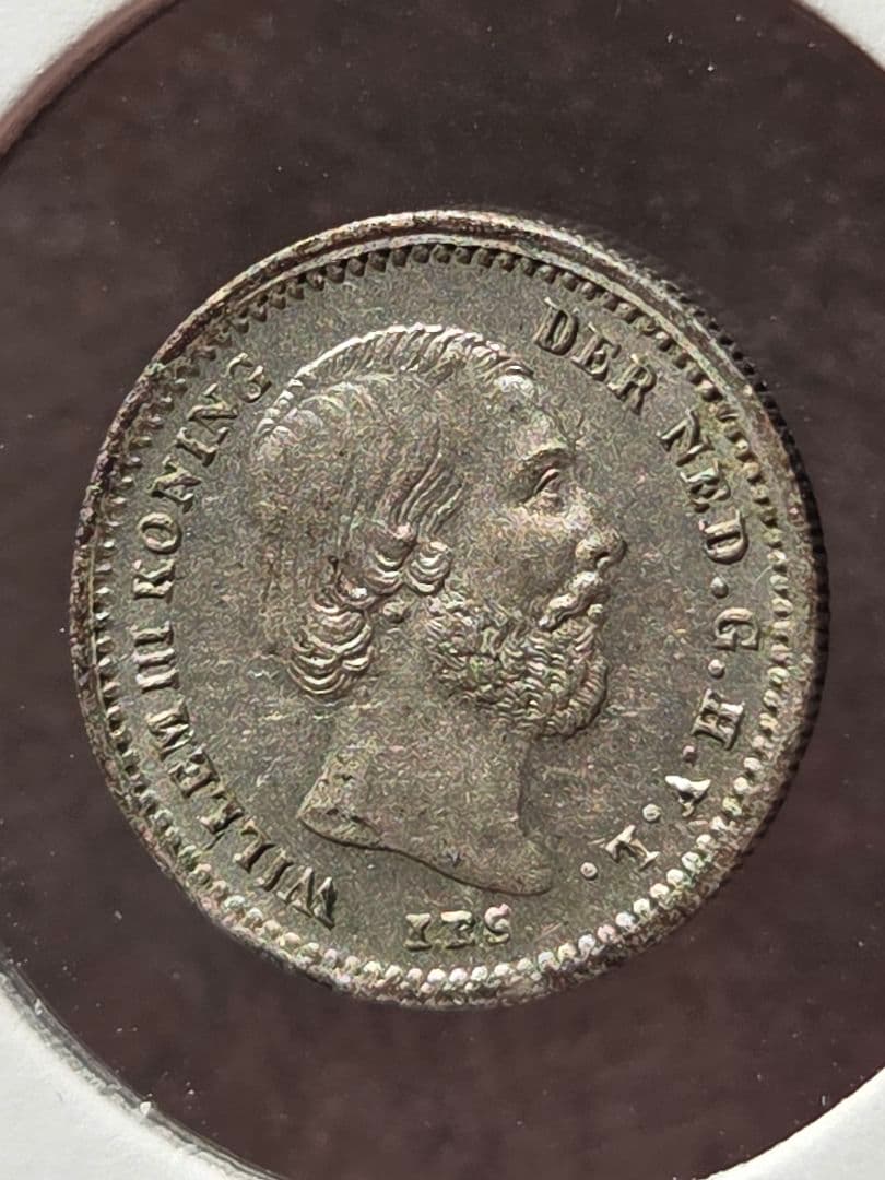 (稀少な状態)ネーデルランド王国　ウィレム3世　5セント銀貨　1855 1863年 オランダ銀貨 2 5ギルダー ウィレム3世 SV945 KM#32｜Yahoo