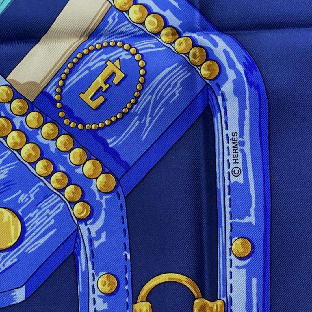エルメス スカーフ カレ90 AUX CHAMPS フィールドへ シルク100% - メルカリ