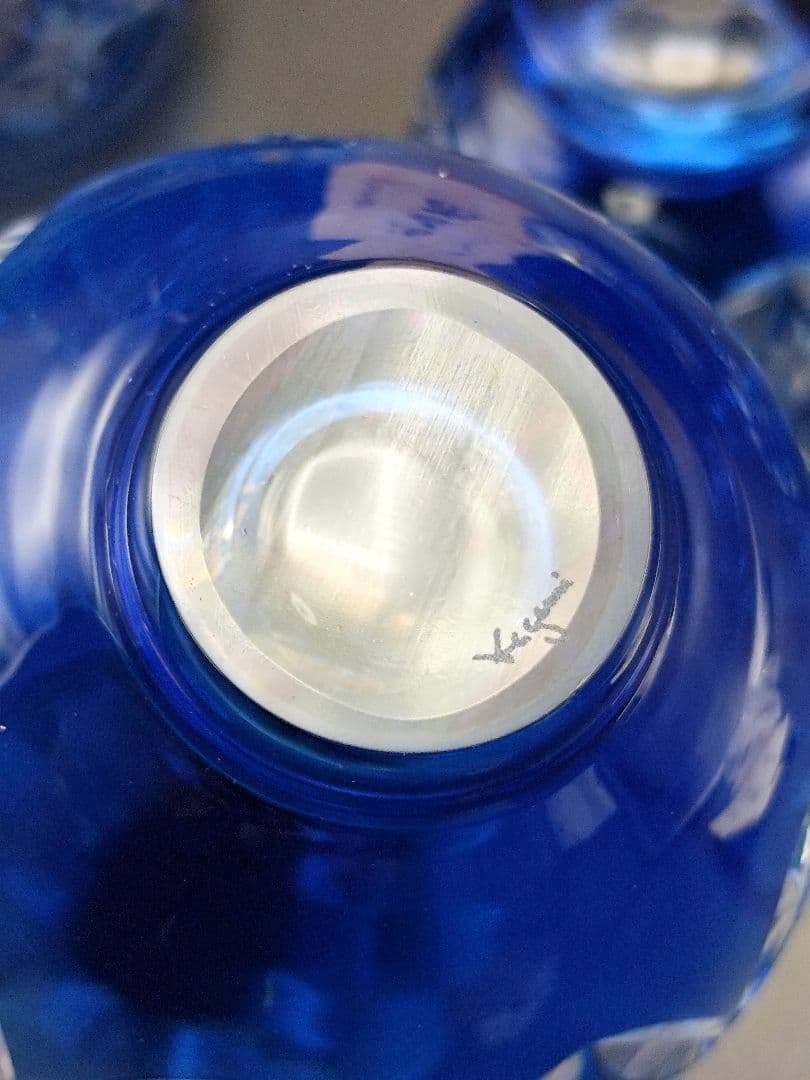 定価86350円？未使用☆カガミクリスタル 酒器揃（切子 江戸切子 薩摩