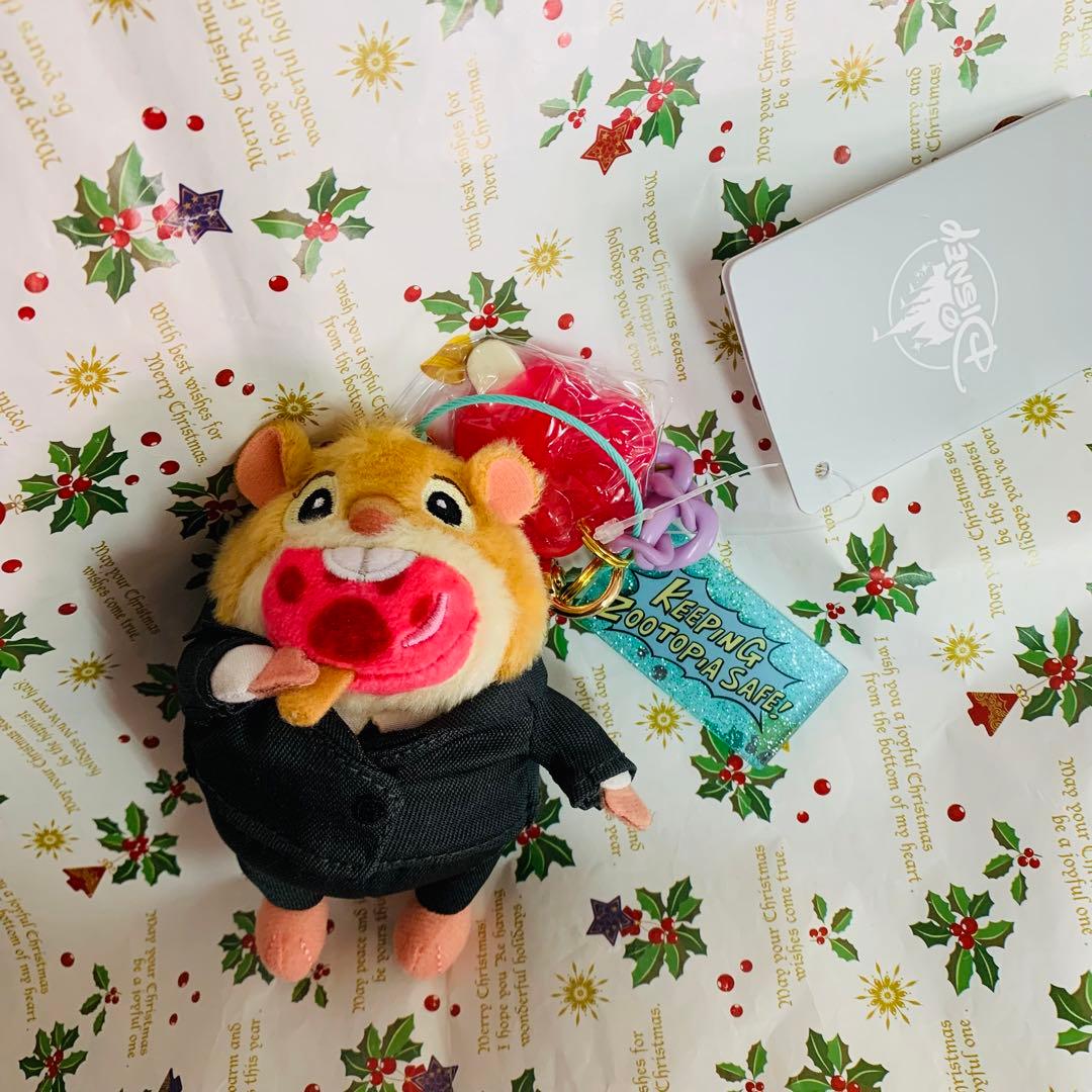 ズートピア レミングのビジネスマン ぬいぐるみキーホルダー・キー