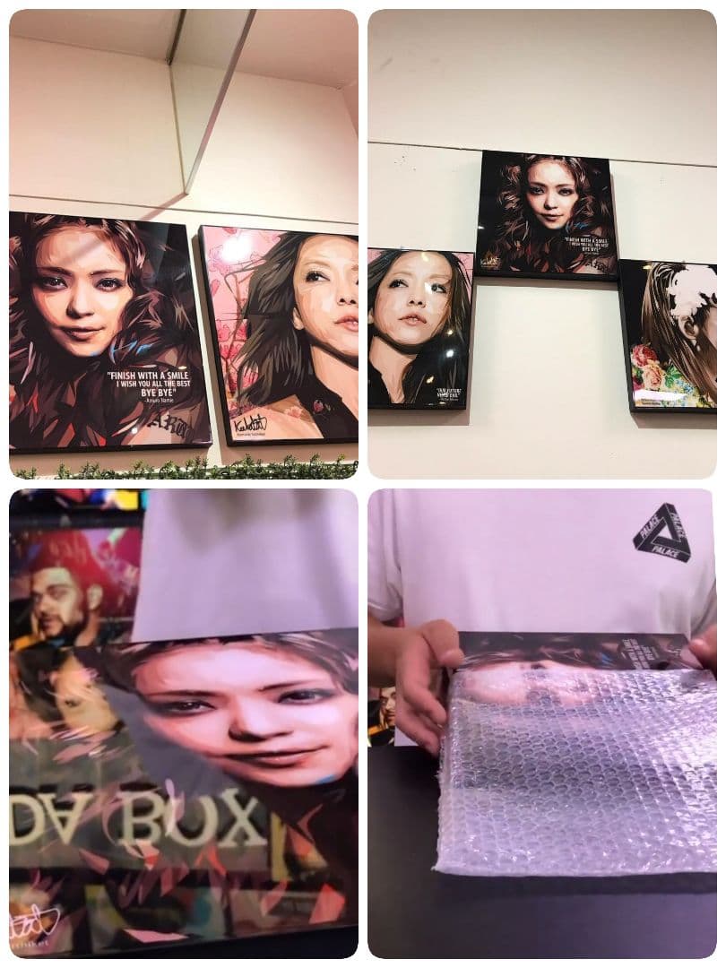 keetatat Sitthiket アートパネル S 安室さん 2pcs.