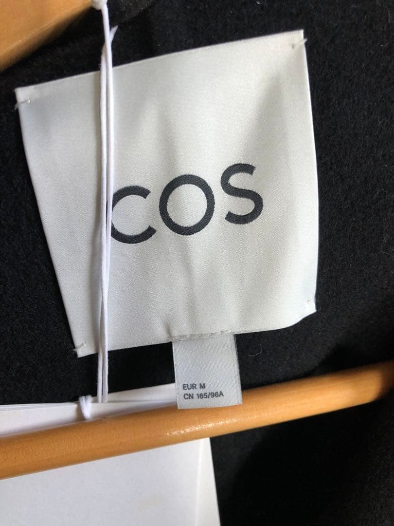 COS ダブルフェイスウールショートジャケット ブラック Mサイズ 短丈