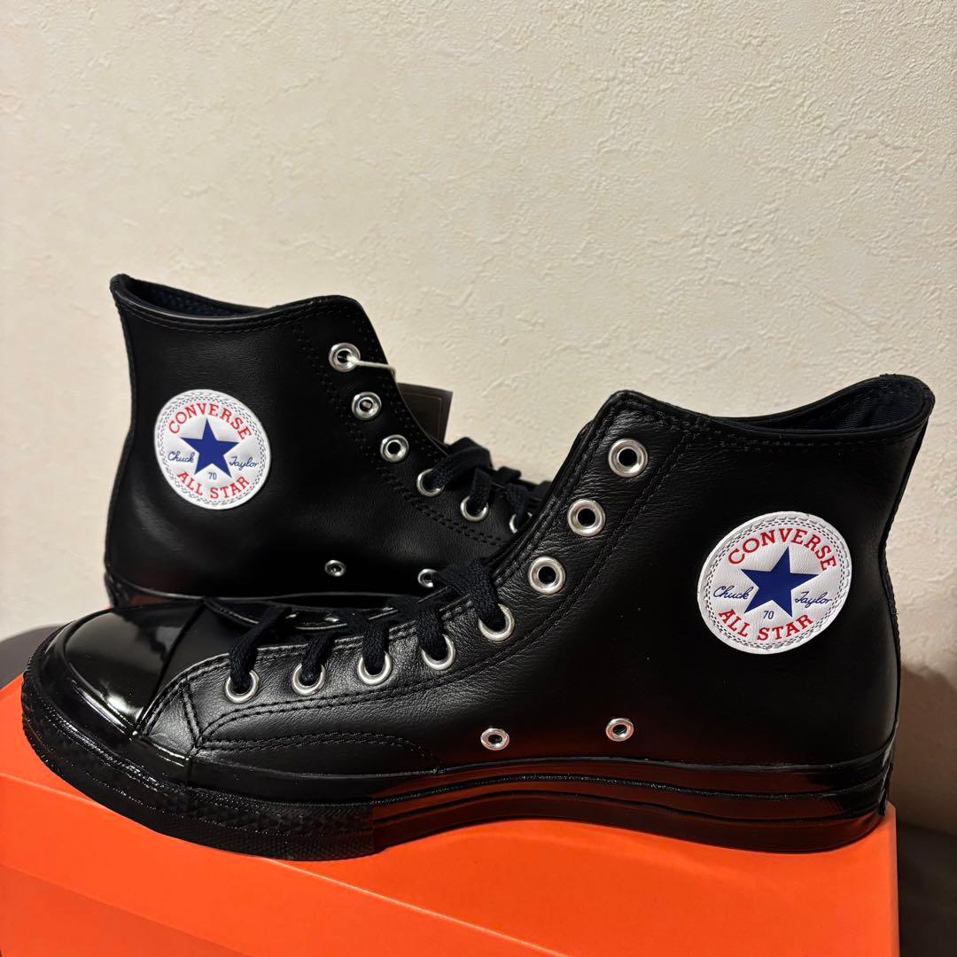 韓国限定】コンバース チャックテイラー ct70 ブラック レザー 28cm