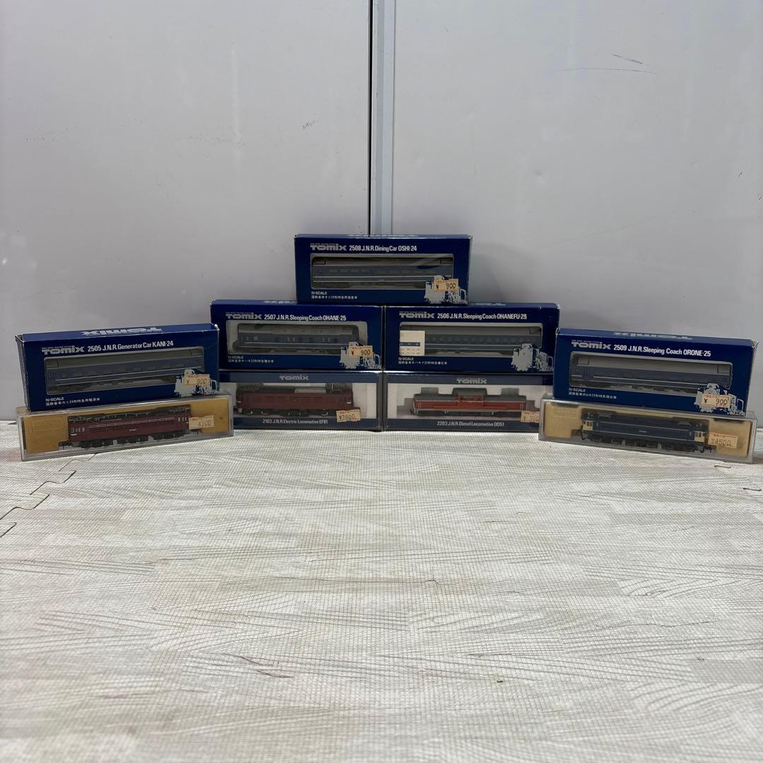 鉄道模型？TOMIX、KATO車両系レール他セット【傷 箱破れ ケース破損あり】