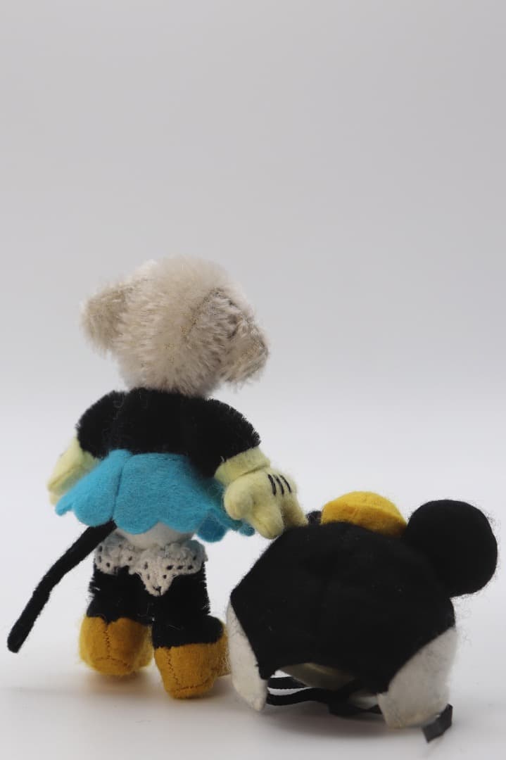 ミニーマウス被り物 可愛いミニチュアサイズのチーキー 9cm 392番