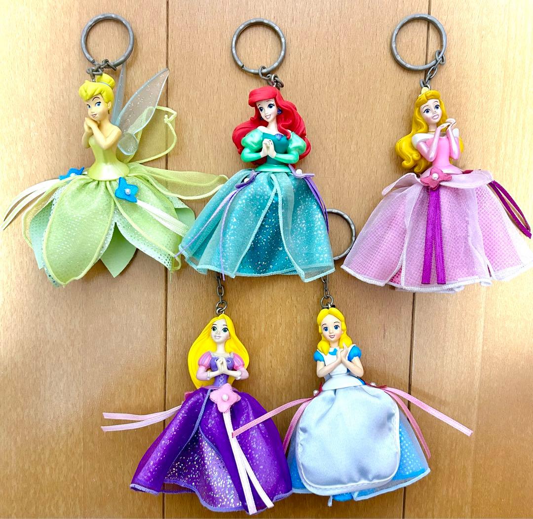 ディズニープリンセス キーホルダー 5点セット まとめ売り - メルカリ