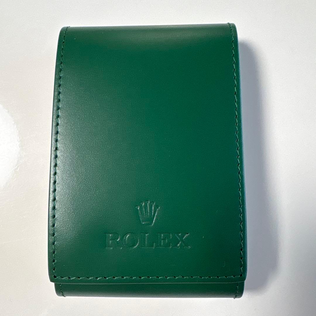 ROLEX グリーンレザーケース - メルカリ