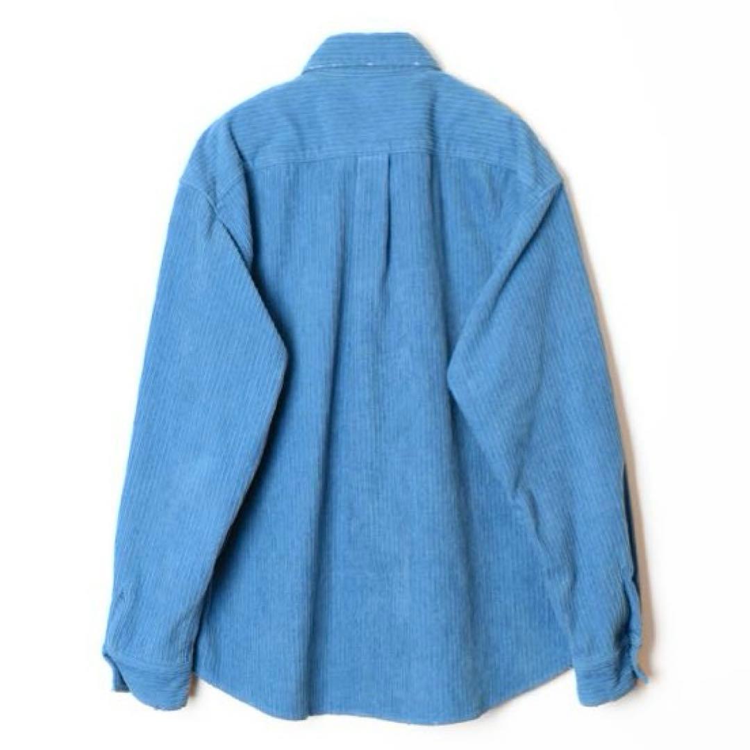 HOLIDAY ブルー ダメージ コーディロイ シャツジャケット - メルカリ