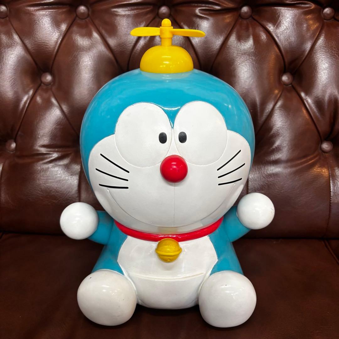 小学館　店舗用　ドラえもん 筐体　約45cm フィギュア　ソフビ　レトロ