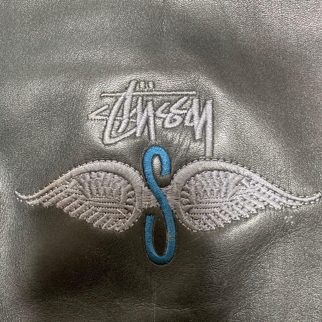 名作 STUSSY Schott ステューシー ショット レザージャケット L - メルカリ