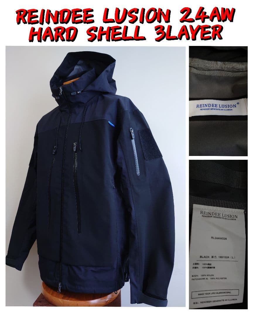 ジャケット・アウター REINDEE LUSION 24AW HARD SHELL 3LAYER REINDEE LUSION 24AW 全天候型ハードシェル3レイヤーパフォーマンス