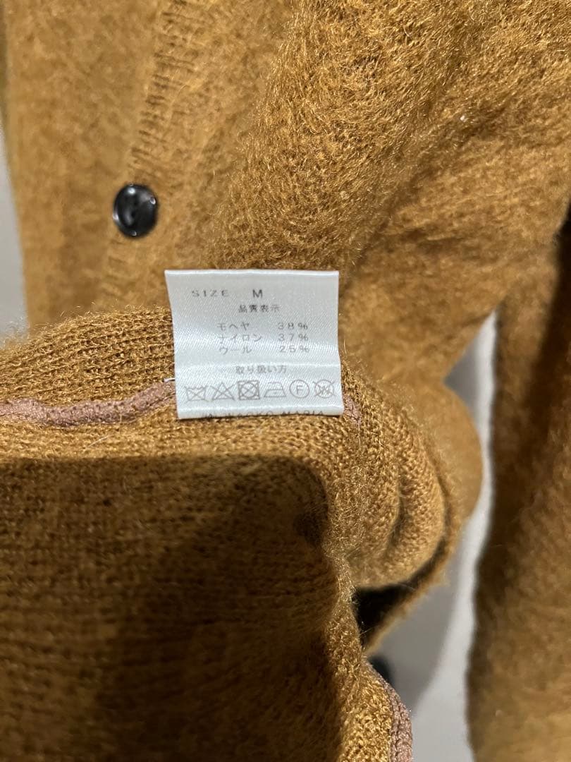 WACKO MARIA モヘアカーディガン 19FW 野村訓市 キャメル - メルカリ