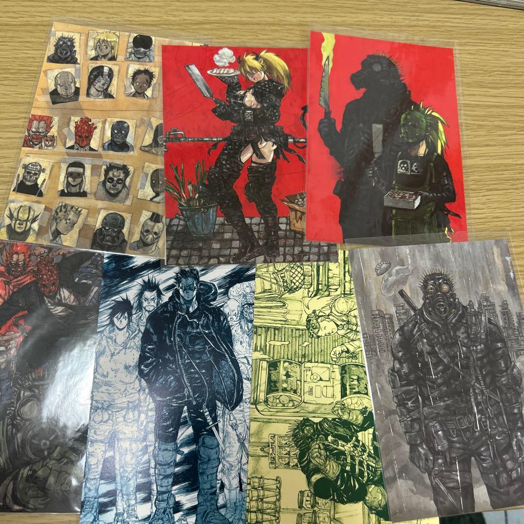 ドロヘドロ原画展 ポスターカードセット15枚セットおまけ5枚&入場特典