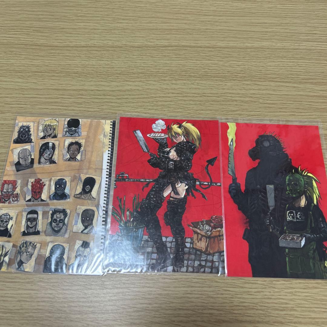 ドロヘドロ原画展 ポスターカードセット15枚セットおまけ5枚&入場特典