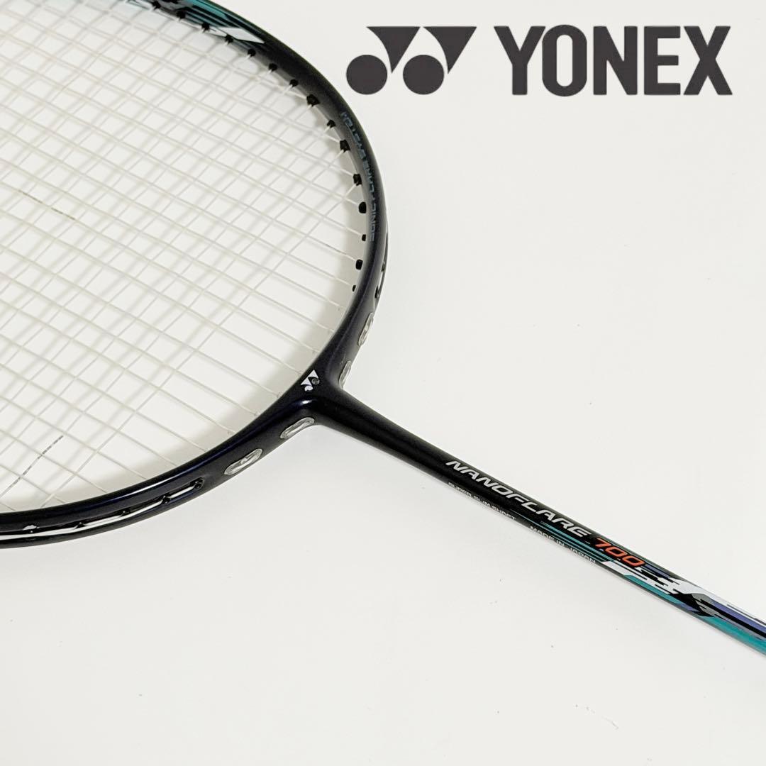 バドミントン ラケット ヨネックス ナノフレア700 廃盤 希少品 4UG5 Amazon | ヨネックス ナノフレア 700 バドミントンラケット (シアン