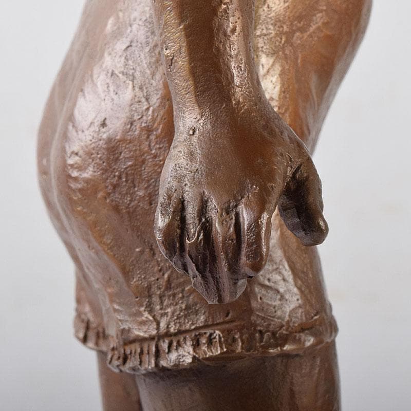 純作 ブロンズ像 少女像 置物 高さ約40cm 重さ約4.24㎏ VR8157H - メルカリ