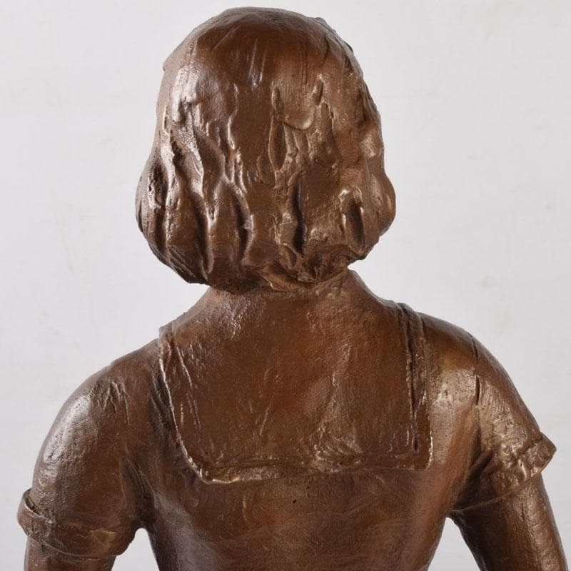純作 ブロンズ像 少女像 置物 高さ約40cm 重さ約4.24㎏ VR8157H - メルカリ