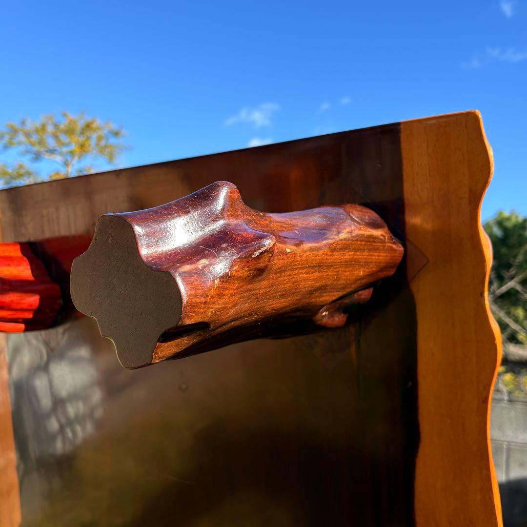 希少 紫紫檀 （アフリカンパドゥーク）座卓 和室 テーブル - メルカリ