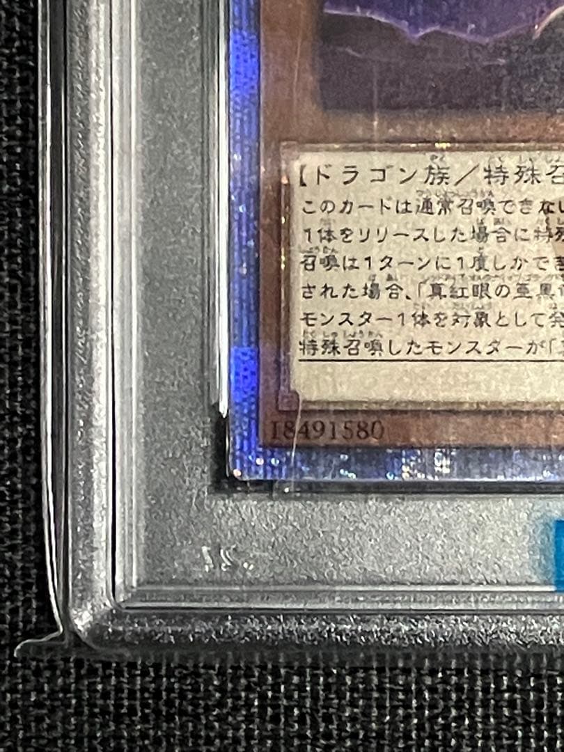 遊戯王 真紅眼の亜黒竜 20thシークレット PSA10 プロフ必読