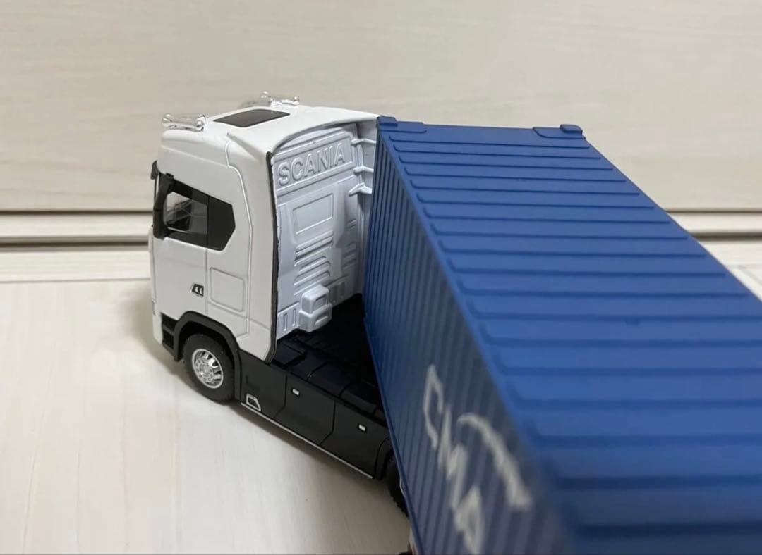 週末価格《箱付新品》 1:50 アクトロス スカニア トレーラー セット