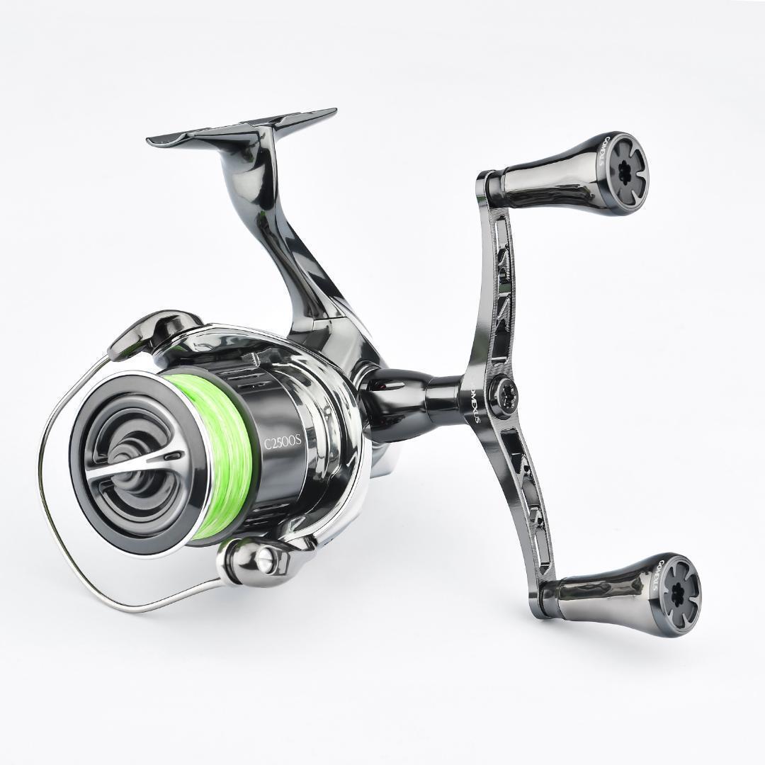 ゴメクサス ハンドルノブ ステラシルバー チタン シマノA・ダイワS 2