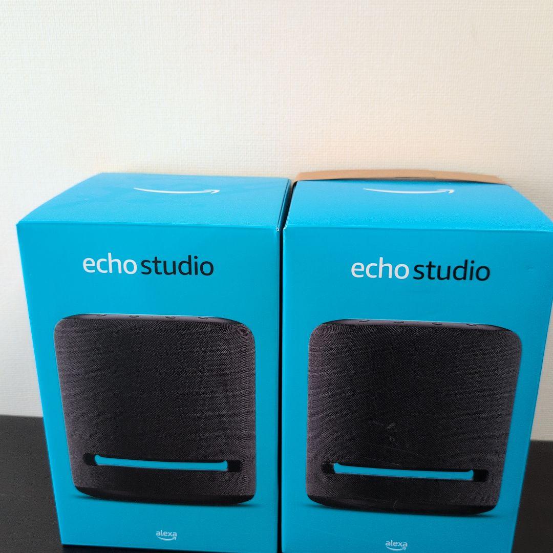 echo studio ブラック 2個セット Amazon スピーカー Amazon Echo」に5スピーカー搭載の「Echo Studio」など4つの新モデルが