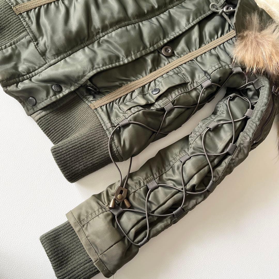 ▽00s y2k美品✨アヴィレックス ヒョウ柄 フライトジャケット N2B 短丈