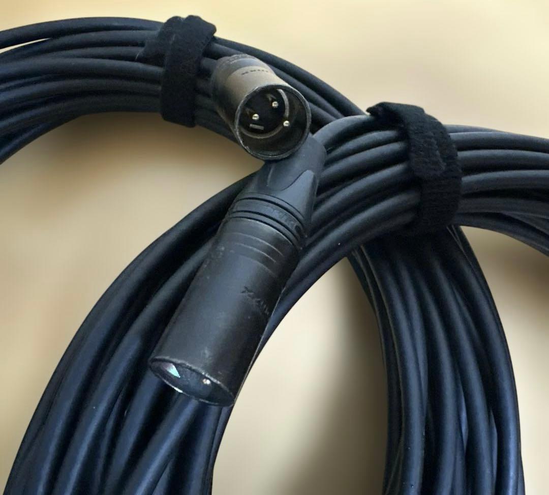 マイクケーブル 約15m 2本CANARE L-4E6S NEUTRIK - メルカリ