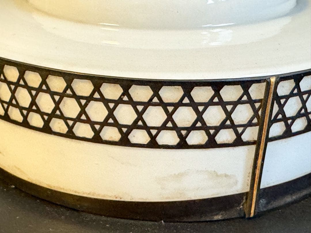 電傘 ミルクガラス シェード 昭和レトロ 乳白色 アンティーク 大正