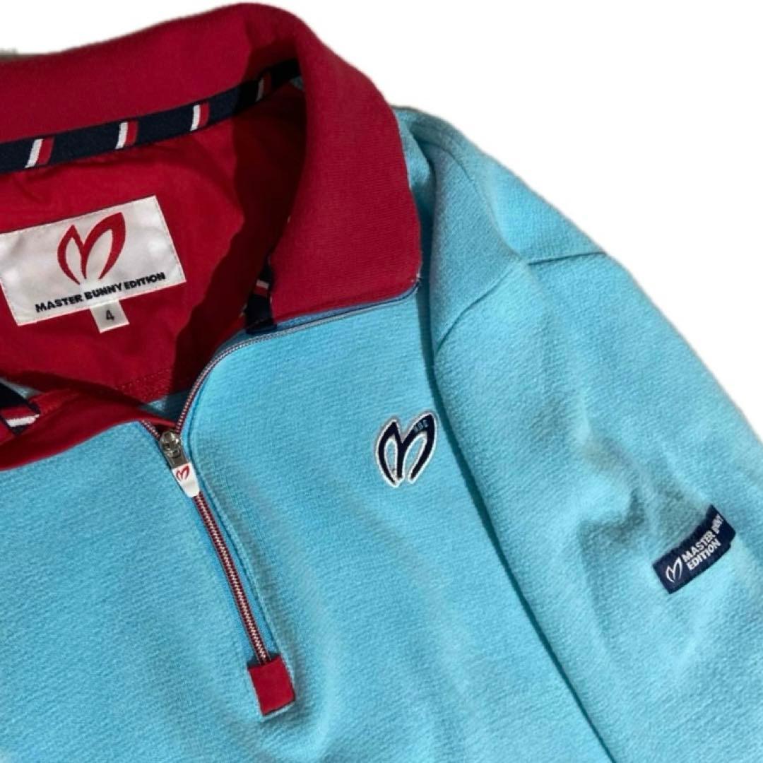 マスターバニーエディション ハーフジップ ゴルフシャツ 起毛 M - メルカリ